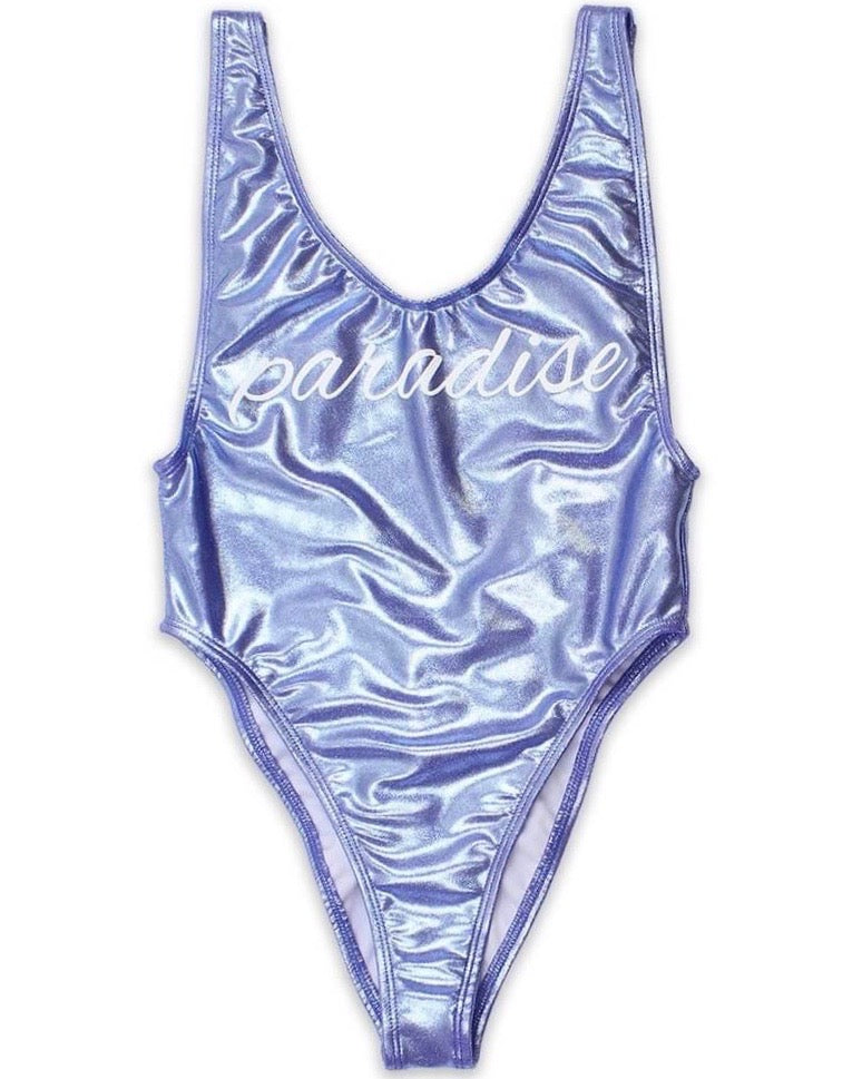 Final Sale - Dippin' Daisy's - Cleavage High Cut One Piece - Lilac Paradise