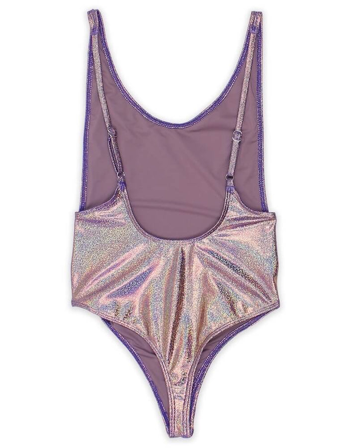 Final Sale - Dippin' Daisy's - Low Back Thong One Piece Metallic Bikini - More Colors