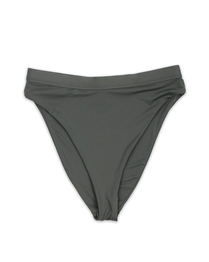 Dippin' Daisy's Sporty Swim Top + Banded High Waist Cheeky Bottom Bikini Separates - More Colors