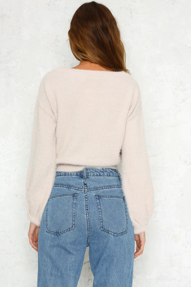 Fuzzy Cropped Sweater in More Colors