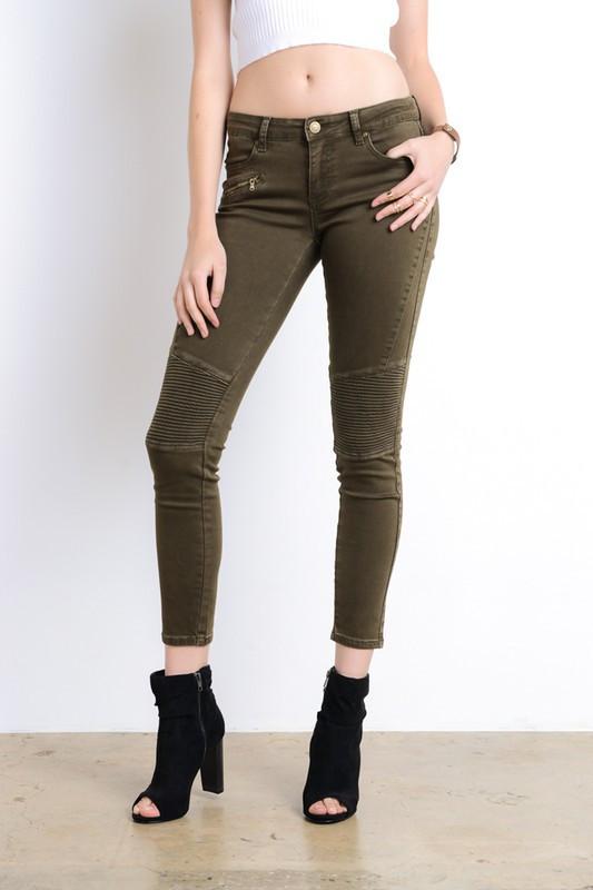 Final Sale - See You Later Biker Jeans - More Colors