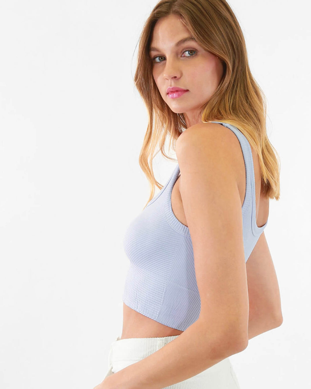 Casey Ribbed Crop Top in More Colors