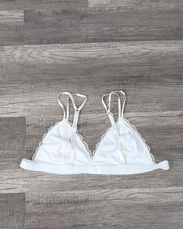 Floral Triangle Lace Bralette in More Colors