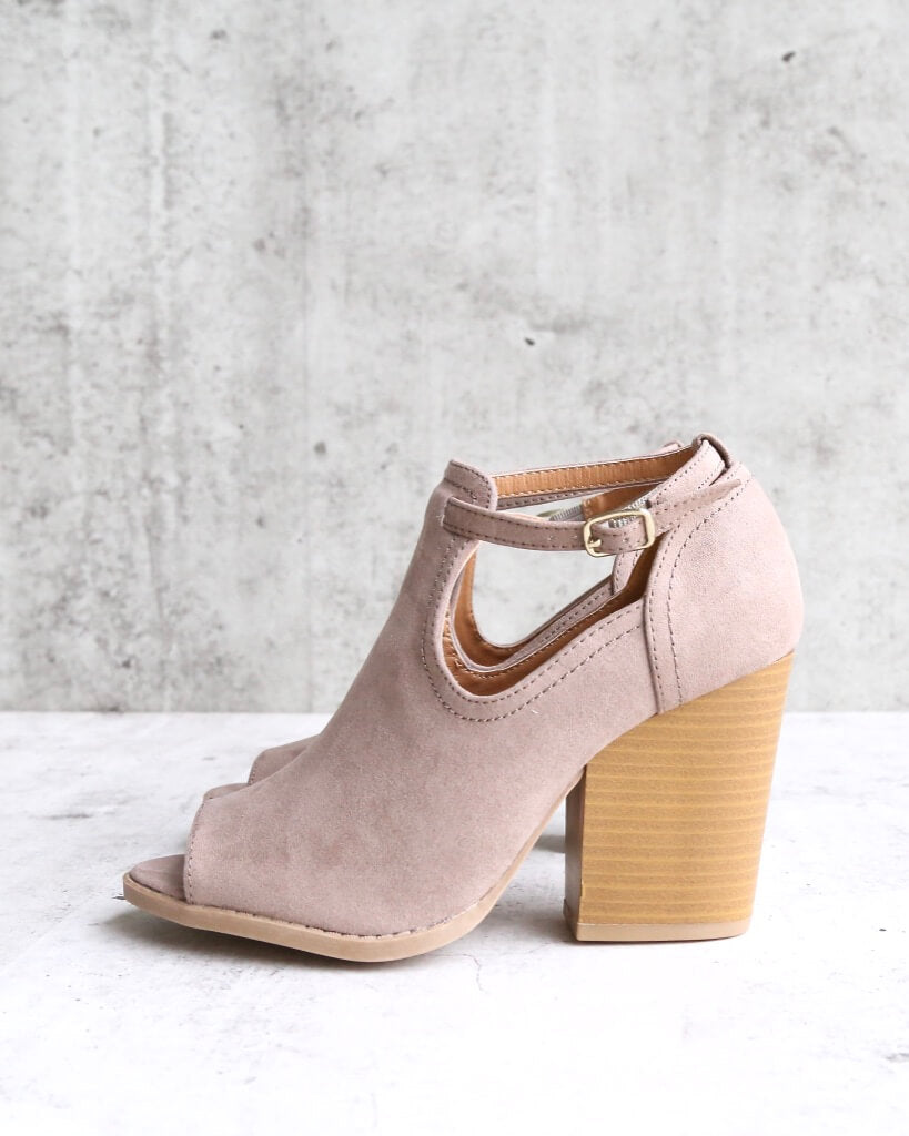 Stella Peep Toe Ankle Booties in More Colors