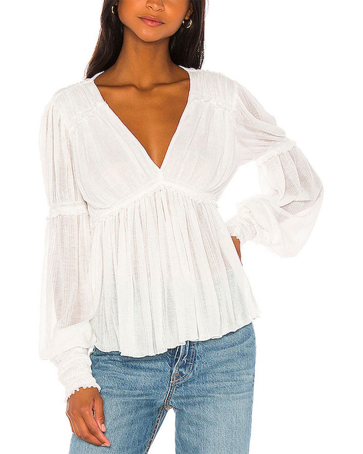 Free People - Day Dreaming Long Sleeve Top - More Colors