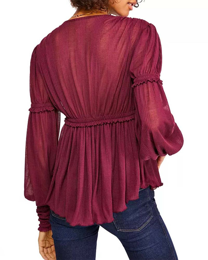Free People - Day Dreaming Long Sleeve Top - More Colors