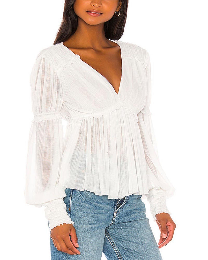 Free People - Day Dreaming Long Sleeve Top - More Colors