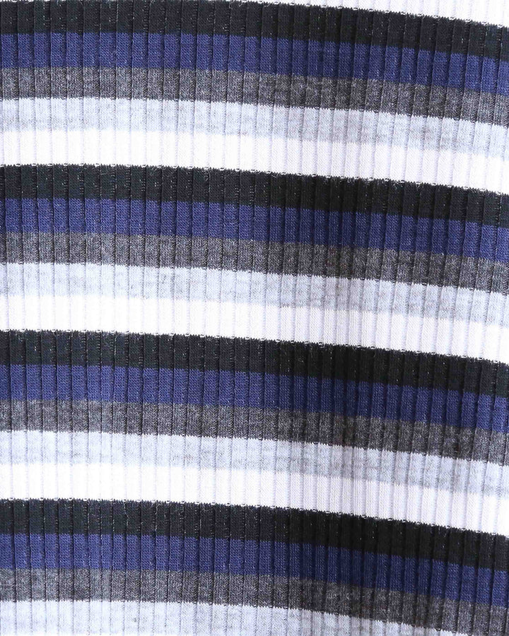 Free People - Good on You Stripe Long-Sleeve T-Shirt - Overcast/Grey