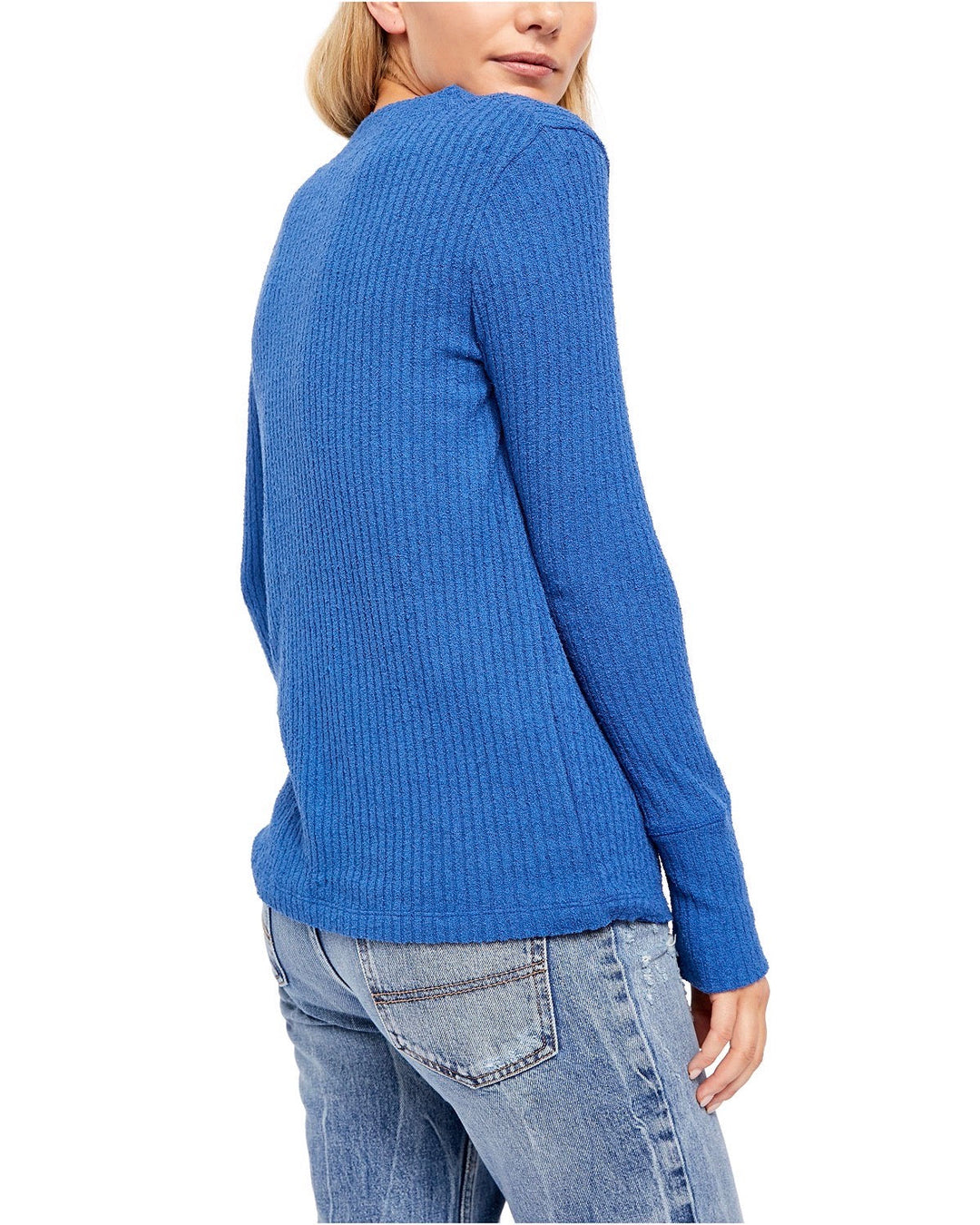 Free People - Oliver Henley Top in Sailor Blue
