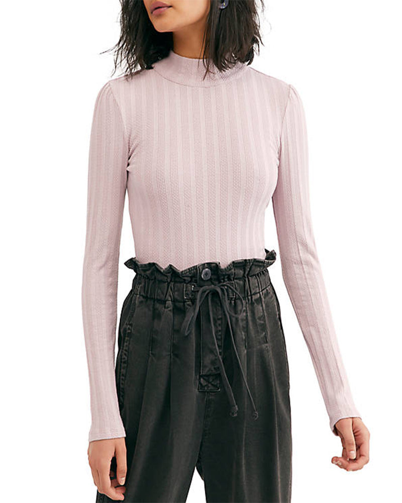 Free People - Party in the Back Top - Barely Lilac