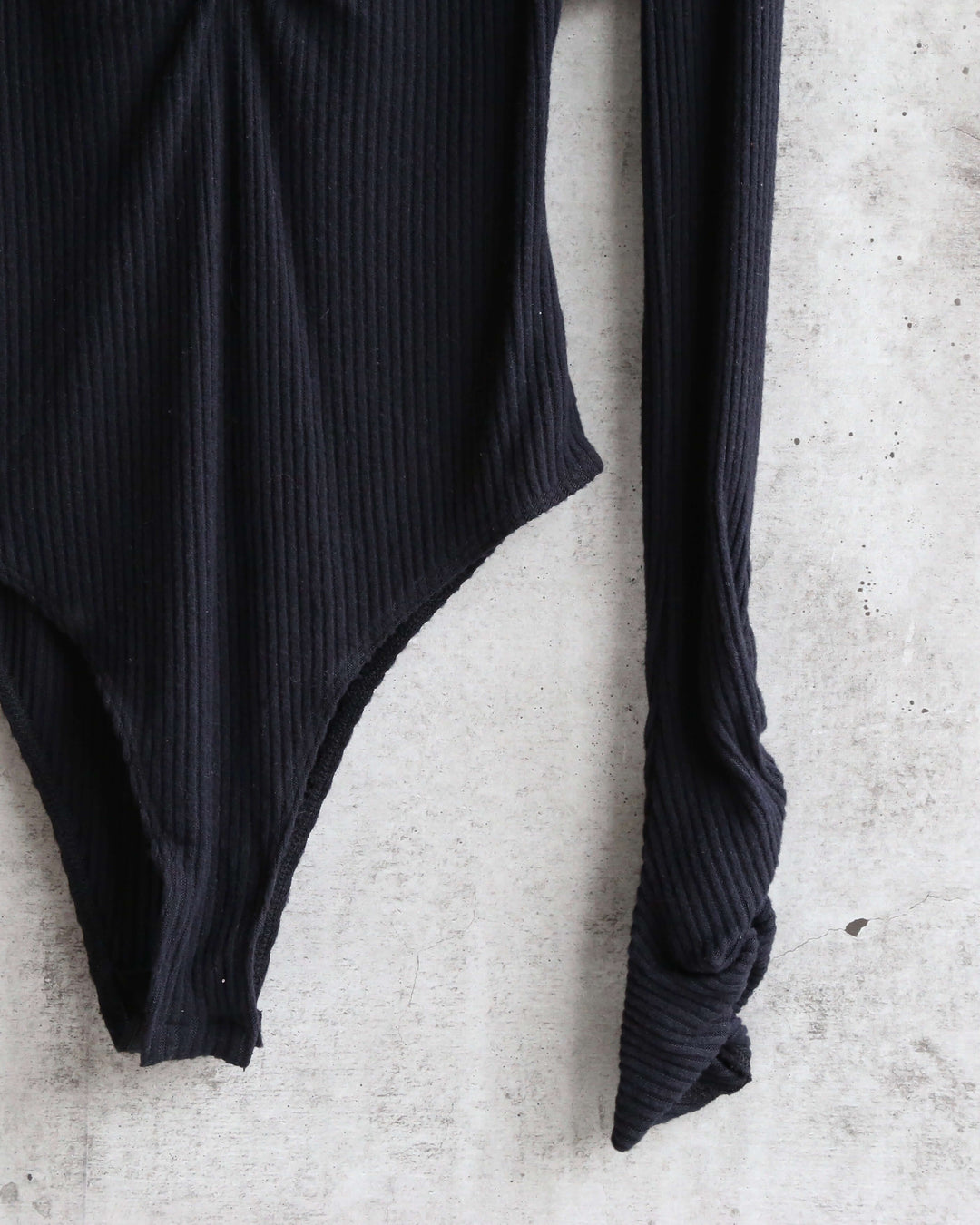 Free People - Cozy Up With Me Knitted Bodysuit - Black