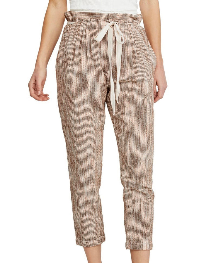 Free People Light At Sunrise Crop Pants in Beige