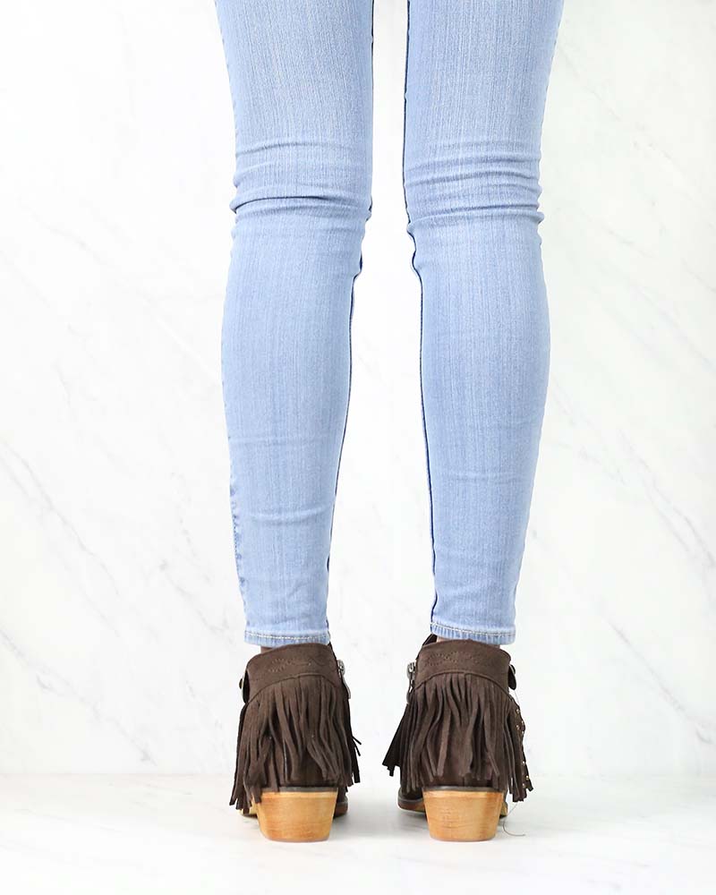 Fringe Boho Ankle Booties in More Colors