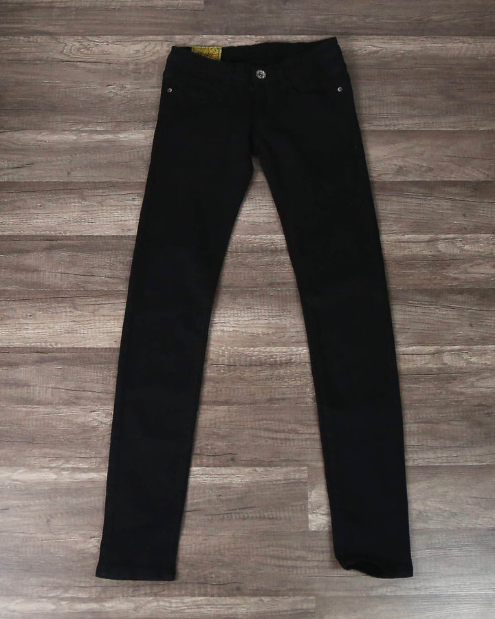 Final Sale - Machine Jeans - Low Rise Skinny Jeans - Black