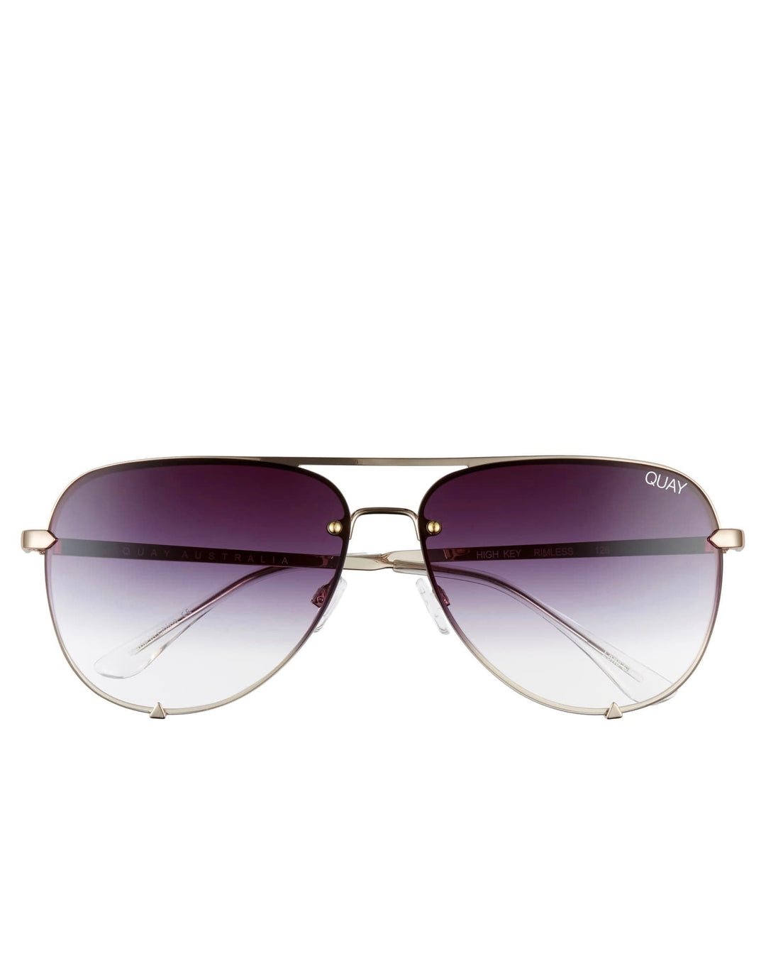 Quay Australia - High Key Mini Rimless - Gold/Black Fade