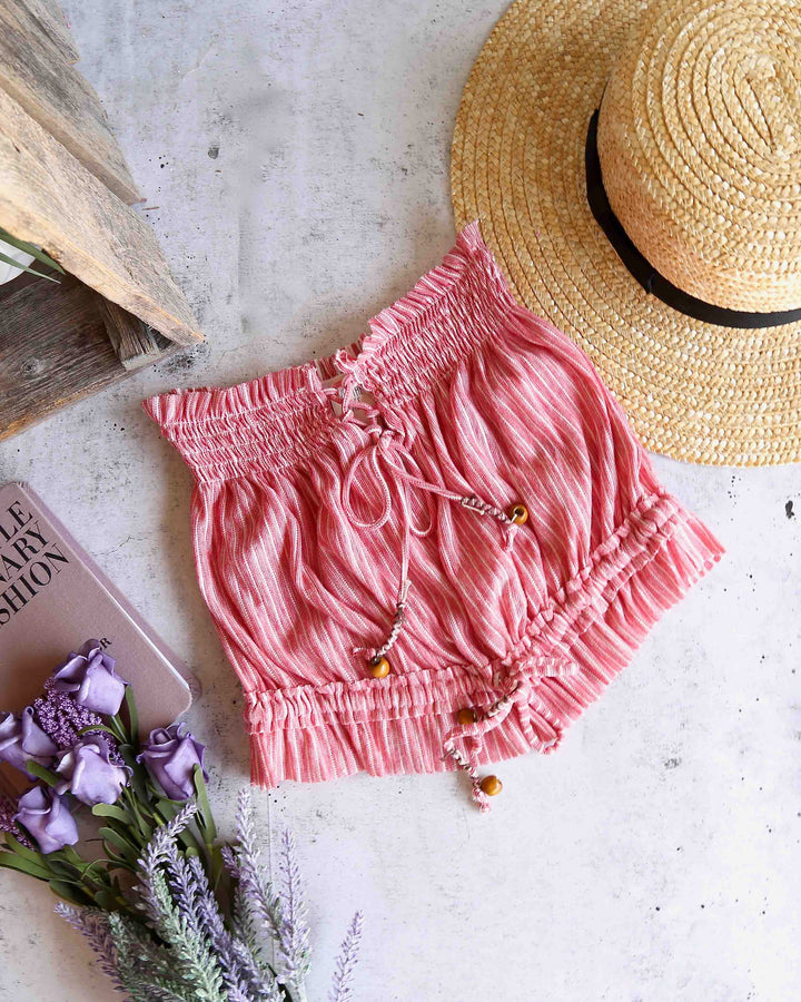 Free People - We The Free - Peppermint Tube Top in Red