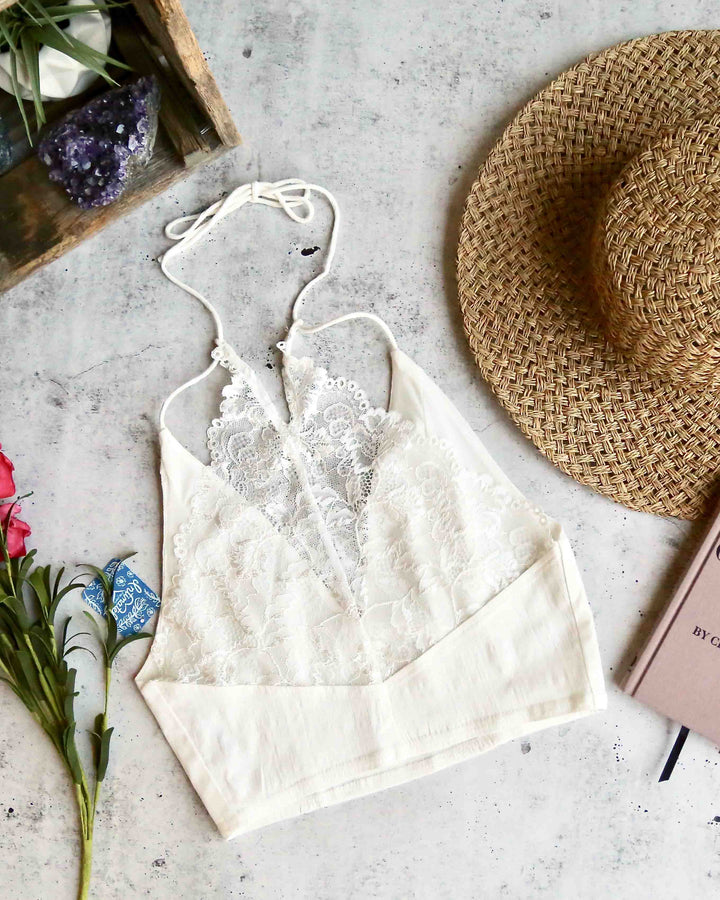 free people - Intimately FP The Century Brami Longline Bralette - ivory