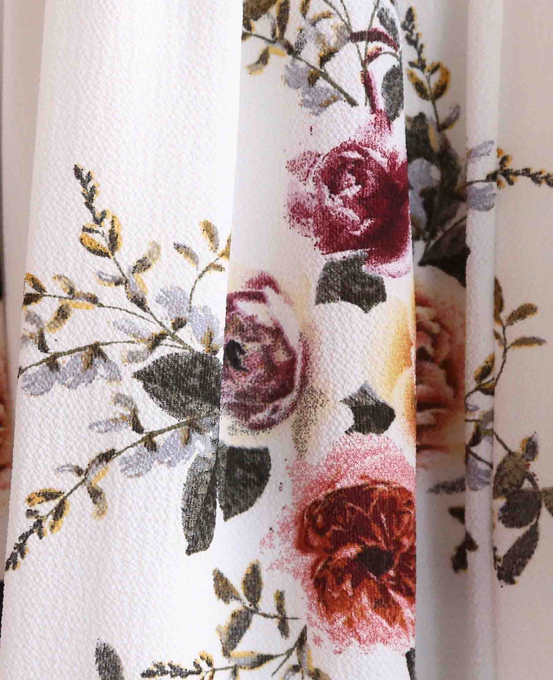 Floral Sleeveless Dress in Off White