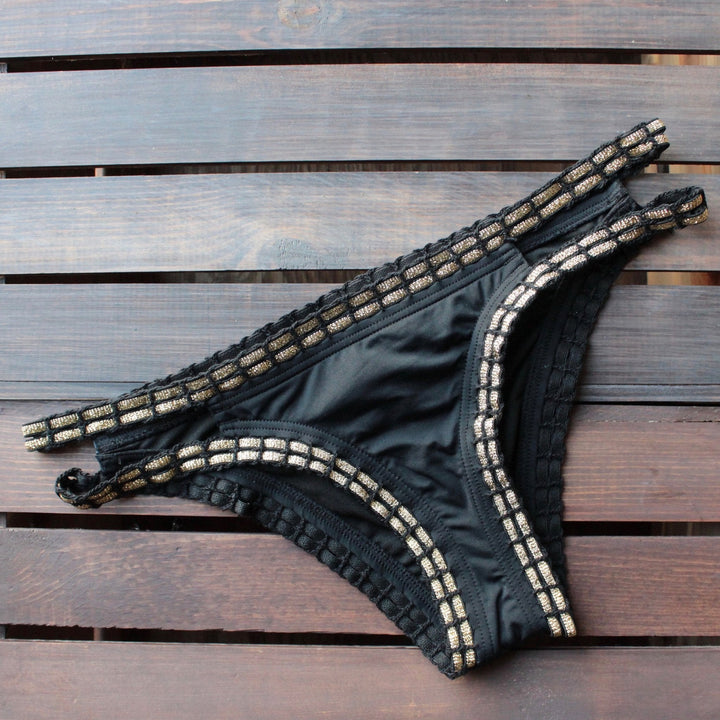 bikini lab - mix & match weaving on a jet plane hipster bikini bottoms - shophearts - 1