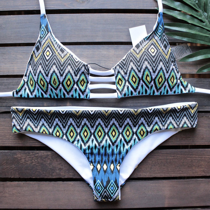 khongboon swimwear - marbella handmade reversible full-cut bikini - shophearts - 1