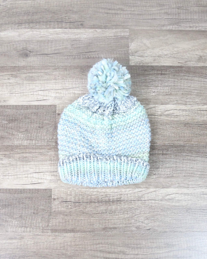 Pom Pom Stripe Beanie in More Colors
