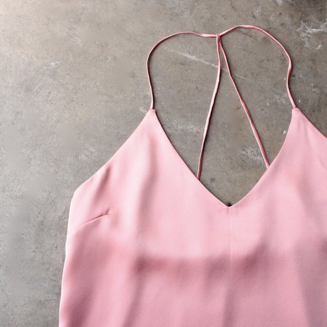 muse satin camisole - rose - shophearts - 3