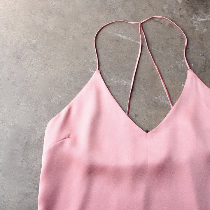 muse satin camisole - rose - shophearts - 3