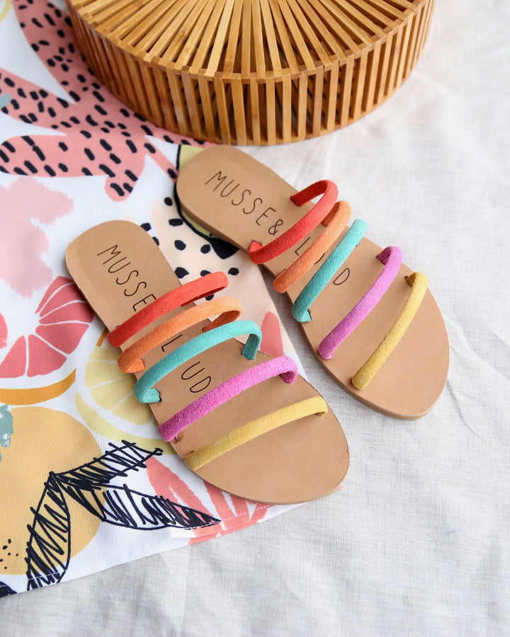 Musse & Cloud - Jazzy Slip On Sandals in Multi