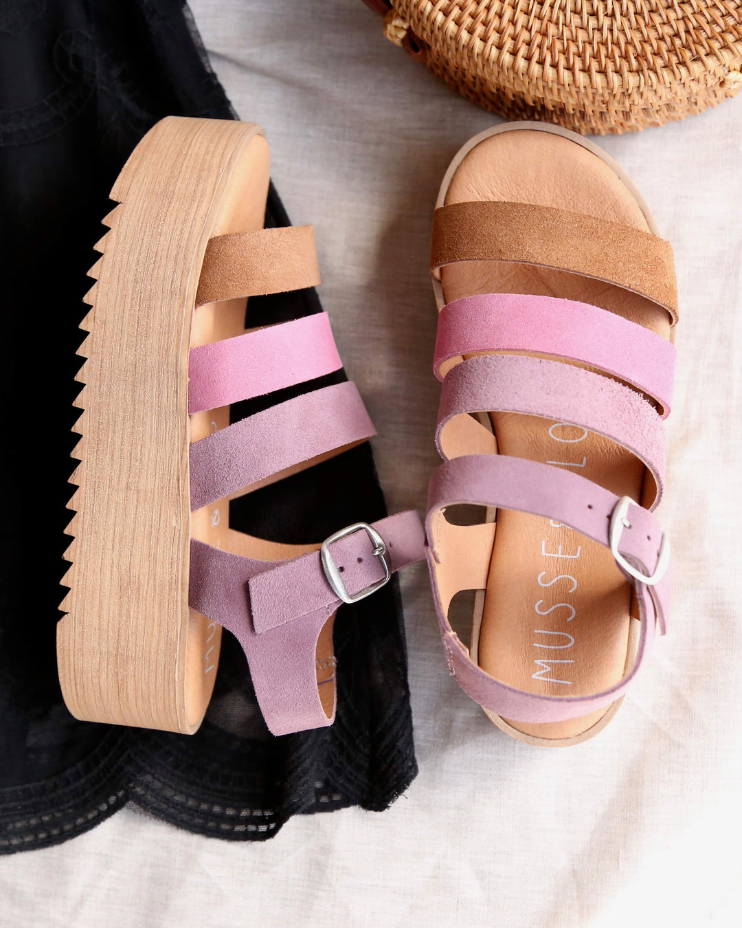 Musse & Cloud - Kaila Platform Sandals in Lilac