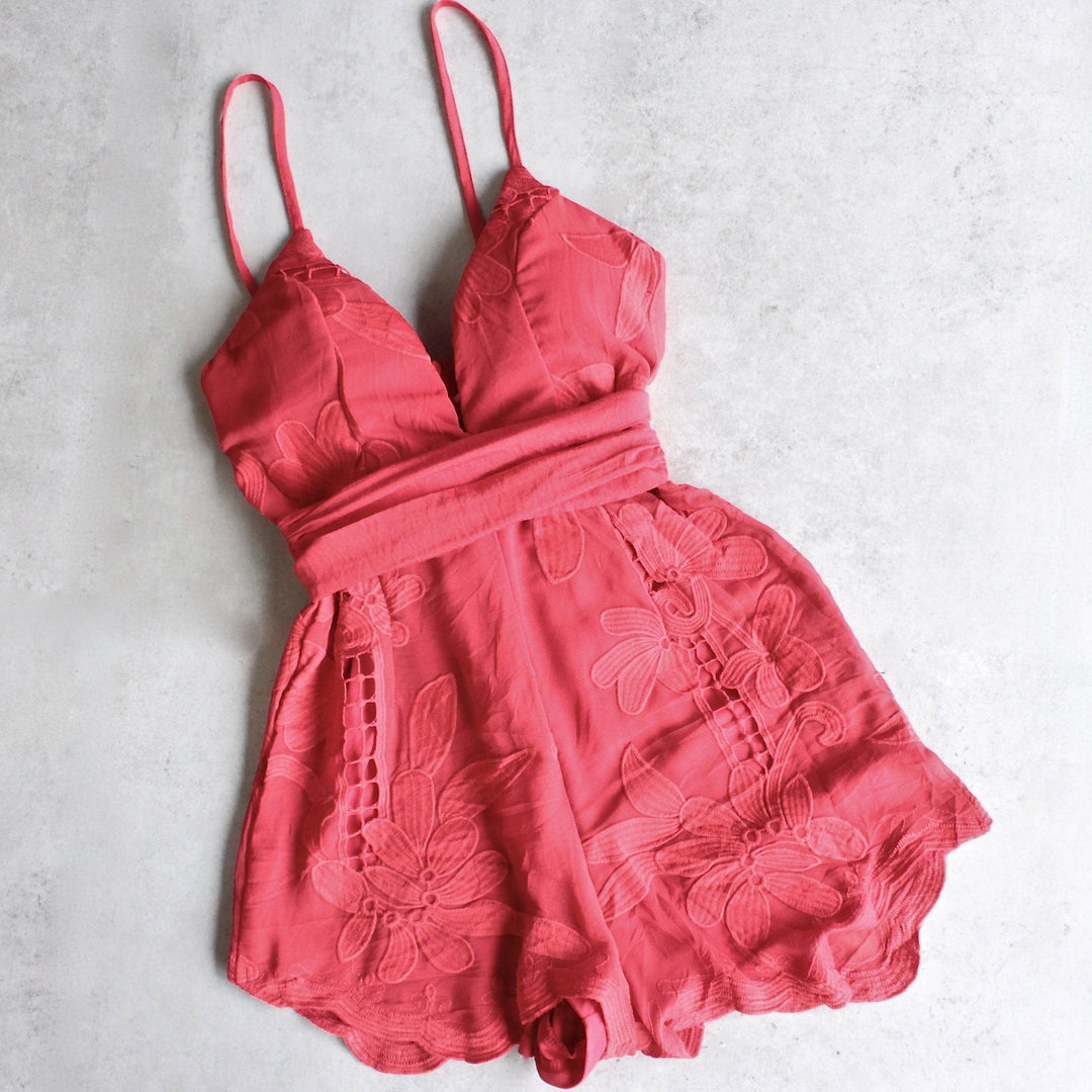 desert rose romper - red - shophearts - 1