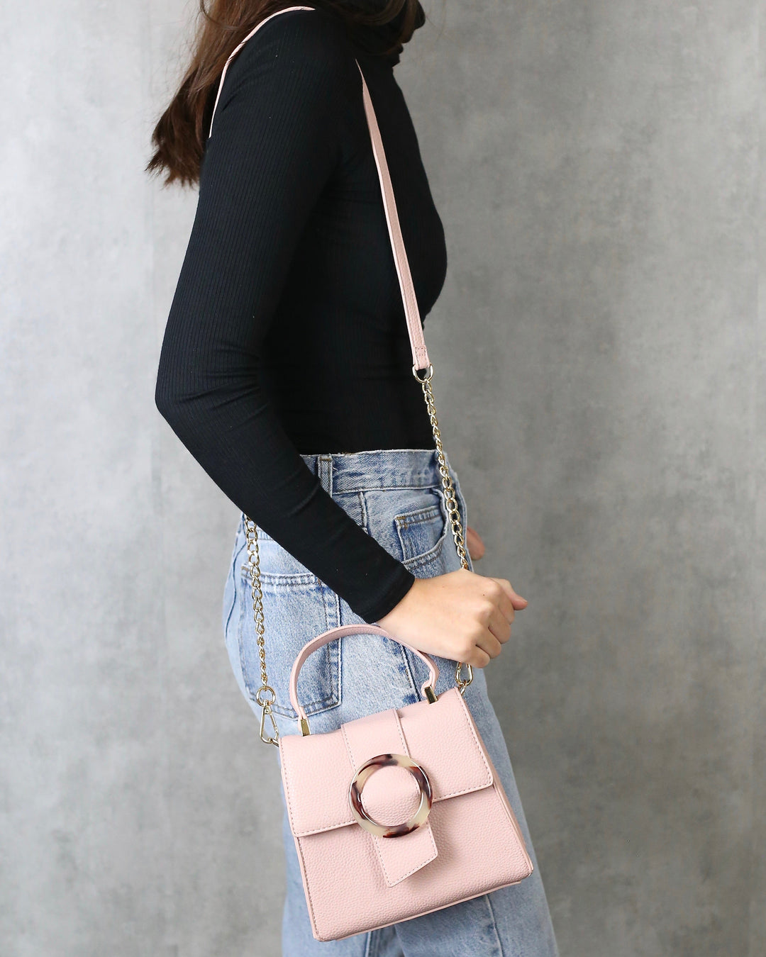 Julia Vegan Leather Mini Satchel Hand Bag in More Colors