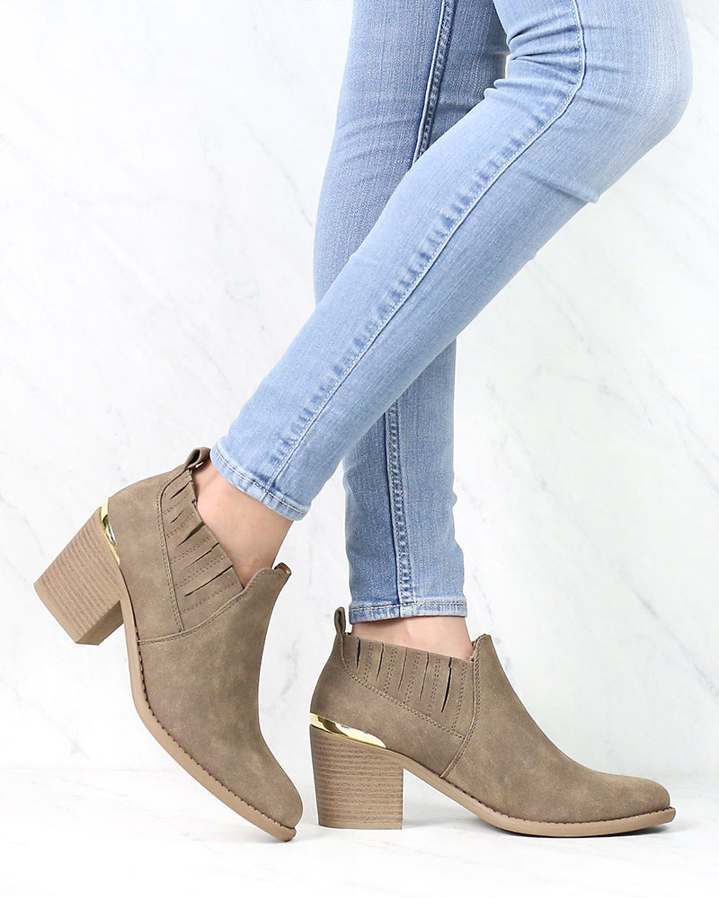 Maude - Nubuck Chelsea Ankle Boot - More Colors