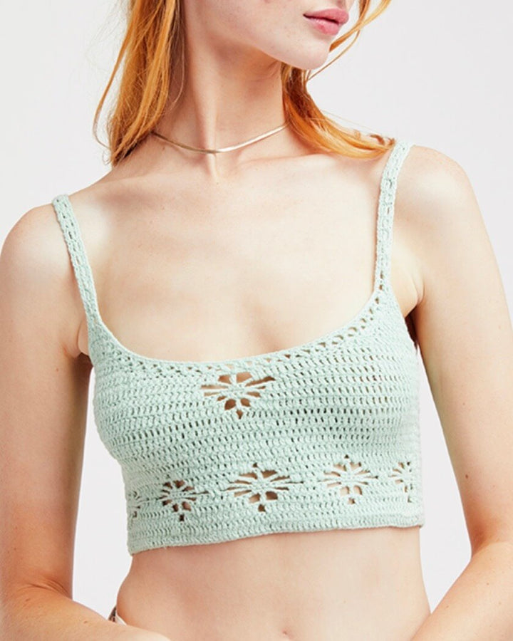 Free People - Berkinette Crochet Bralette Crop Cami Top (Brami) in More Colors