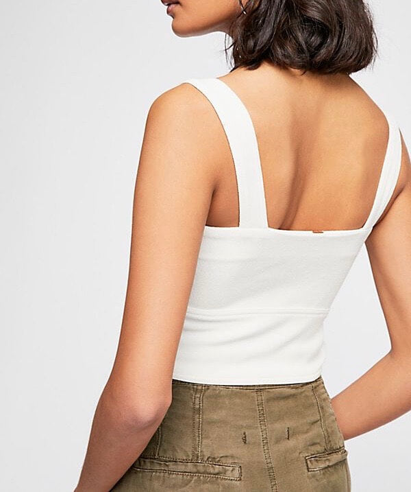 Free People - Paisley Pop Tank - ivory