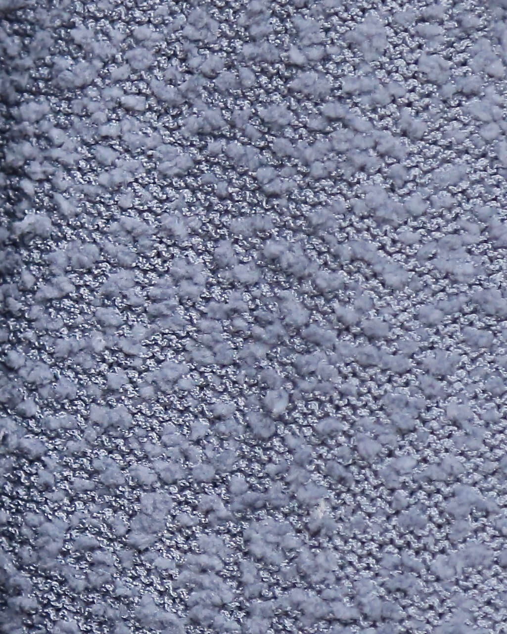 Open Fuzzy Cardigan with Pockets in Blue