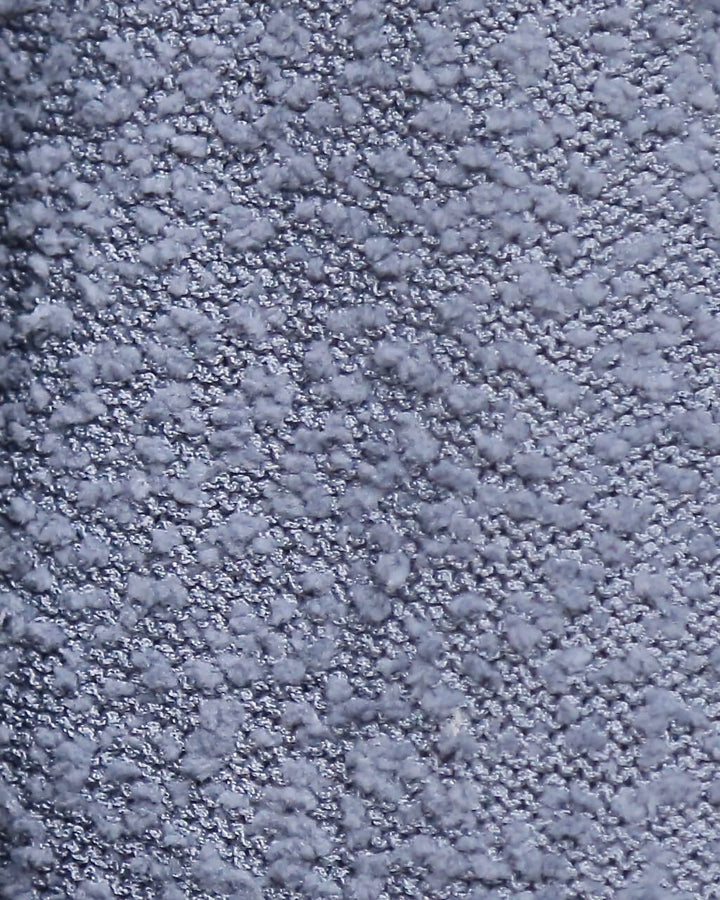 Open Fuzzy Cardigan with Pockets in Blue