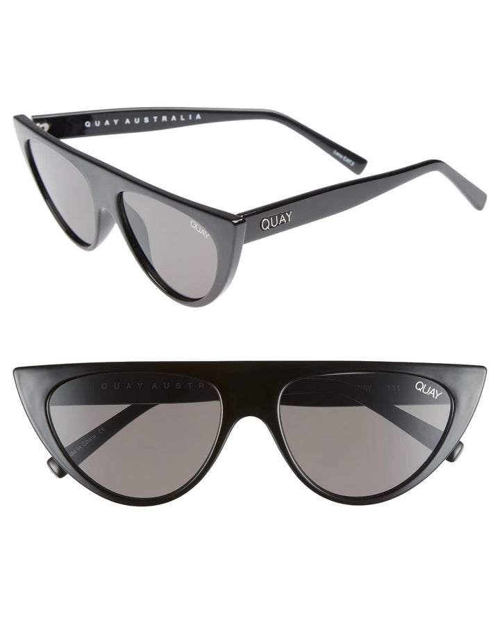 Quay Australia - Run Away Sunglasses - Black Smoke