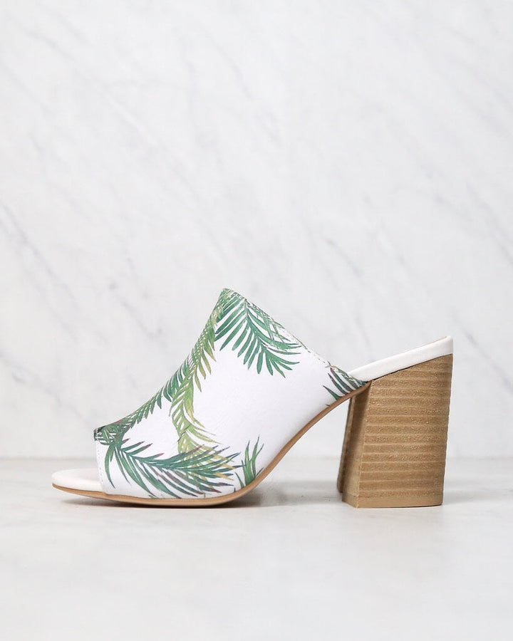 Sbicca - Panorama Heeled Sandal in White/Multi