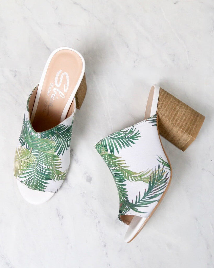 Sbicca - Panorama Heeled Sandal in White/Multi