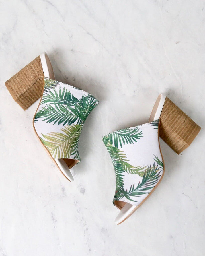 Sbicca - Panorama Heeled Sandal in White/Multi