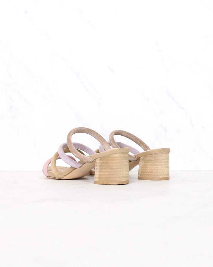 Sbicca - Alysheba Low Heel Strappy Sandal in Pastel Multi