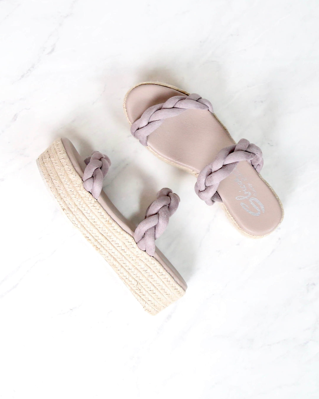 Sbicca Turner Slip On Espadrille Platfrom Sandal in Lavender