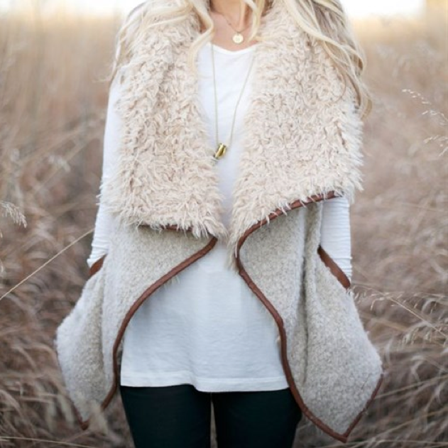 sherpa vest - shophearts - 1