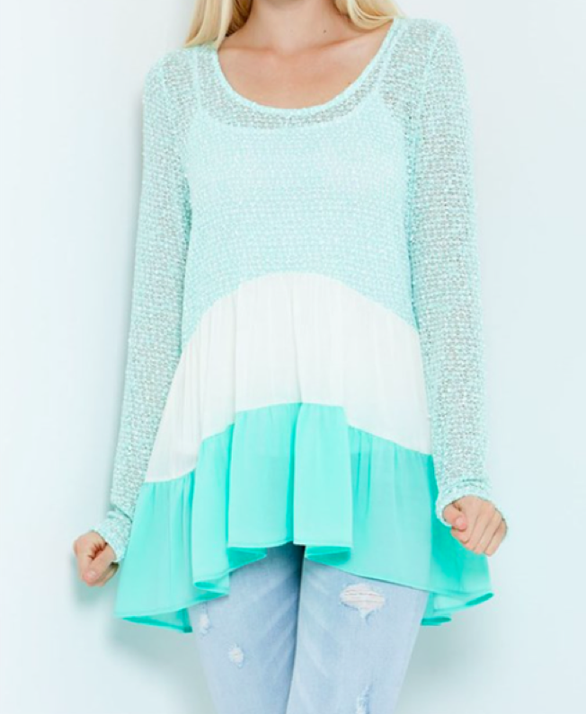 ruffle me up sweater tunic (4 colors) - shophearts - 7