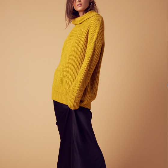 citrus oversize sweater - Chartreuse - shophearts - 2