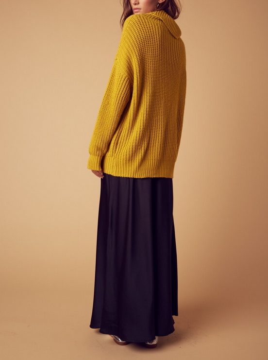 citrus oversize sweater - Chartreuse - shophearts - 4