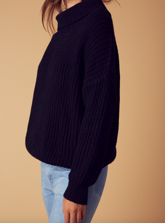 citrus oversize sweater - black - shophearts - 3