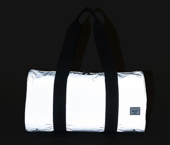 herschel supply co. - 'packable duffle' - reflective silver - shophearts - 2