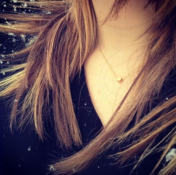 dogeared - dainty minimalist 'circle necklace', Gold Dipped - shophearts - 2