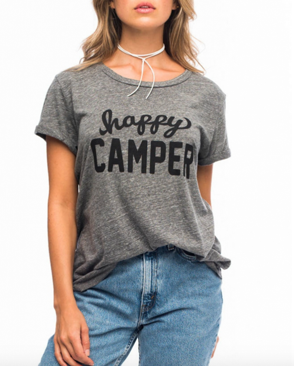 sub_urban riot - happy camper bp loose crew neck tee - heather grey - shophearts - 2